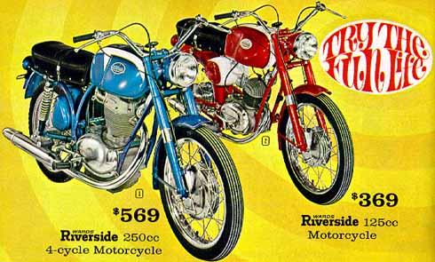 Wards Riverside 125cc and 250cc Motorcycles