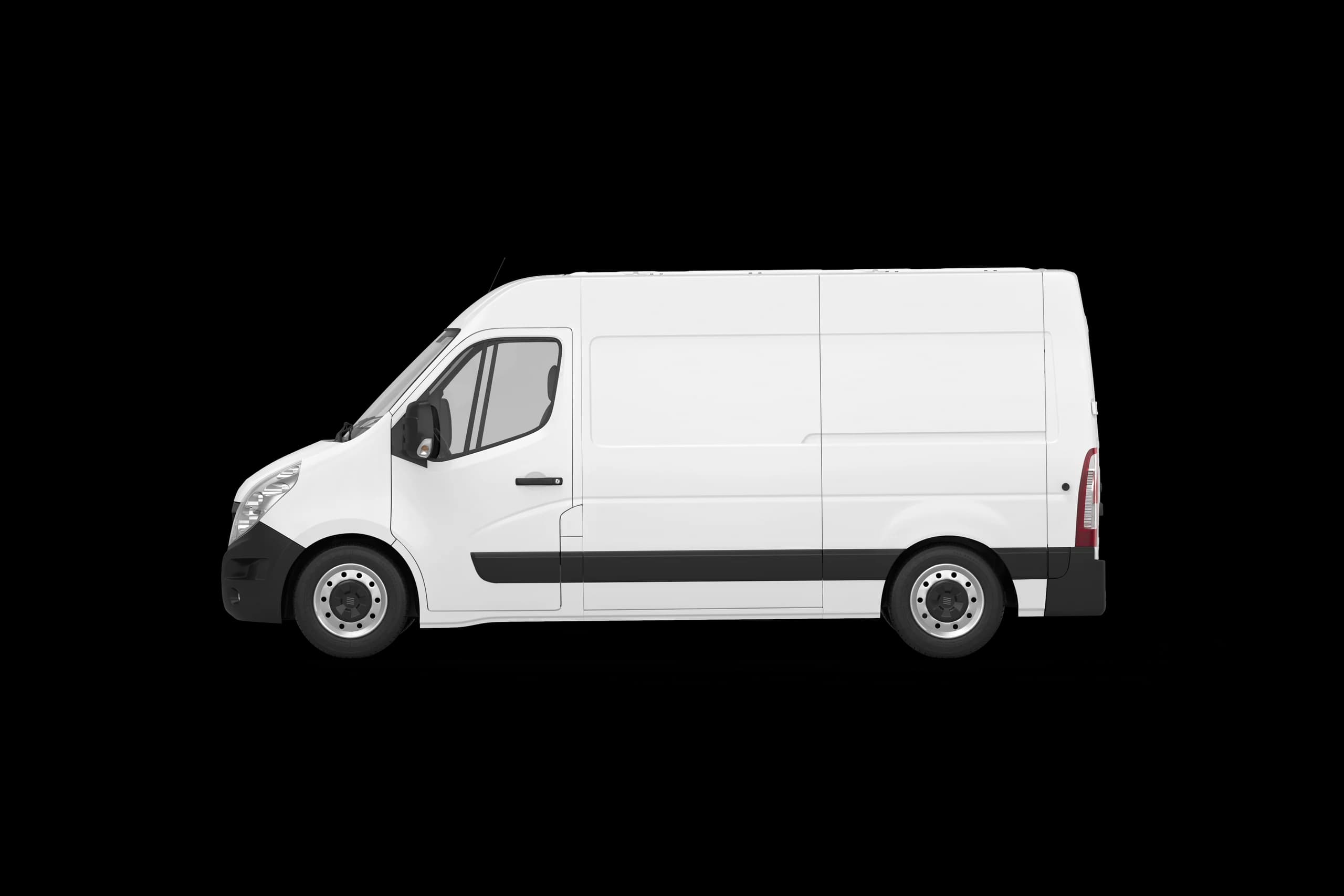 White trade fleet cargo van